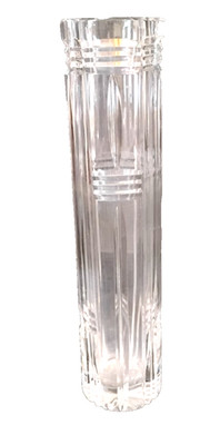 Fifth Avenue Symphony Vertical and Horizontal Cut Crystal Vase