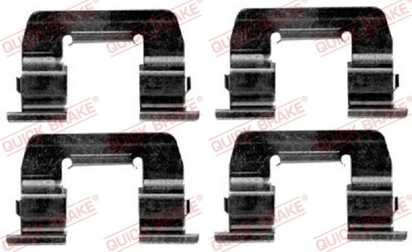 ZubehÖRsatz Scheibenbremsbelag Vorne Quick Brake 109 1668 FÜR Hyundai-image