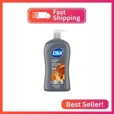 Dial Men 3in1 Body, Hair and Face Wash, Ultimate Clean, 32 Fl Oz 0.34 per fl oz