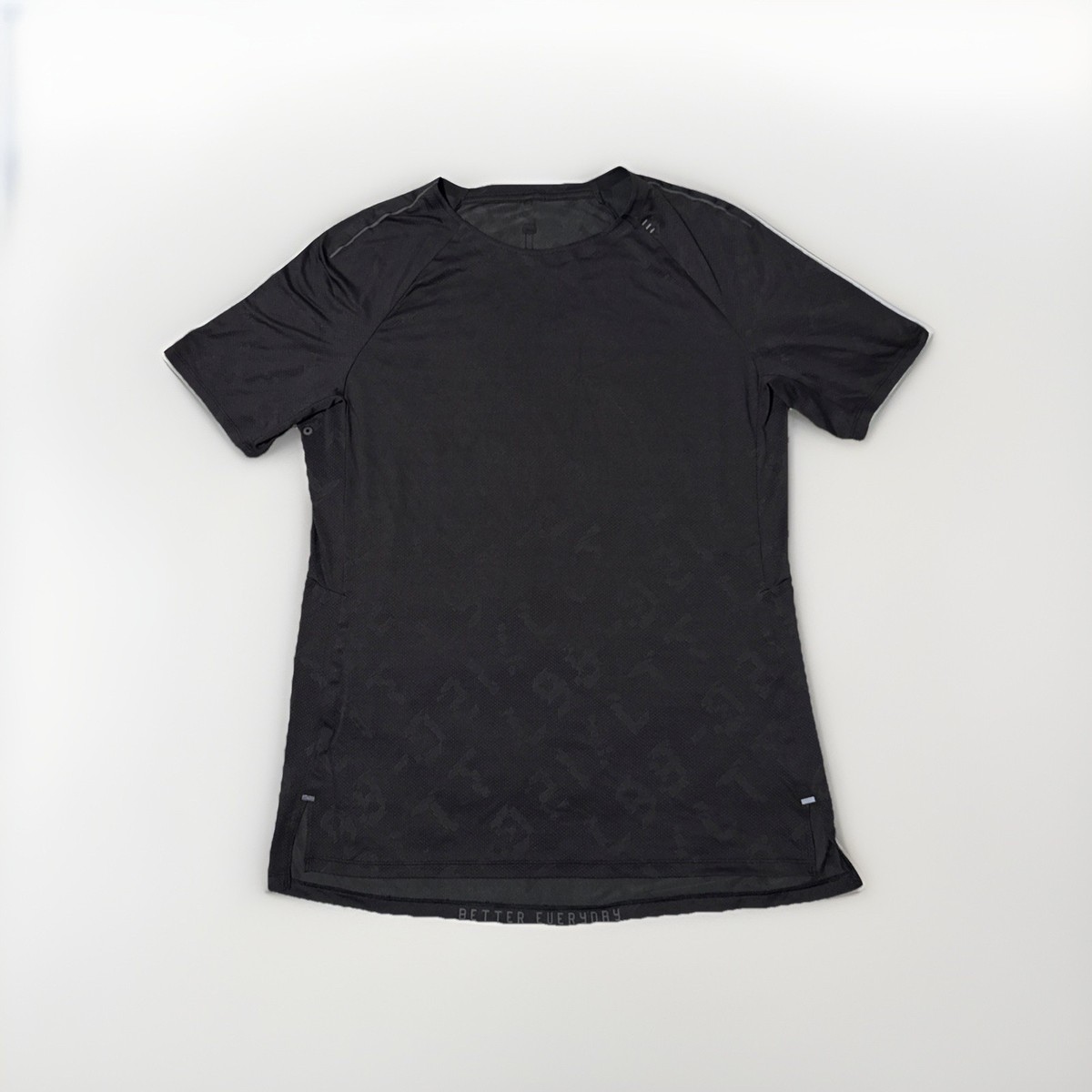 Lululemon 黒 Tシャツ 6 Lululemon License to Train Short Sleeve Shirt Mens Medium | eBay