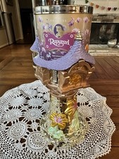 Disney Rapunzel Tower Candle Holder Gold Purple Decorative Bath & Body Works