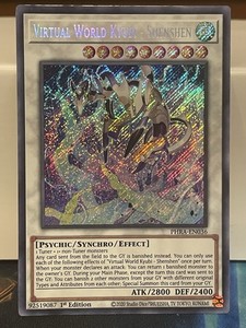 Virtual World Kyubi - Shenshen (PHRA-EN036) Secret Rare 1st Edition