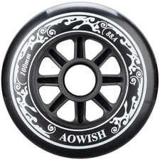 100mm Speed Inline Skate Wheels, 88A, Set of 3 100 mm Roller Blade Skate Wh...