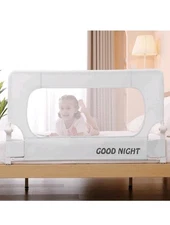 Toddler Foldable Safety Bed Rail, Fits All Sizes Mattresses 