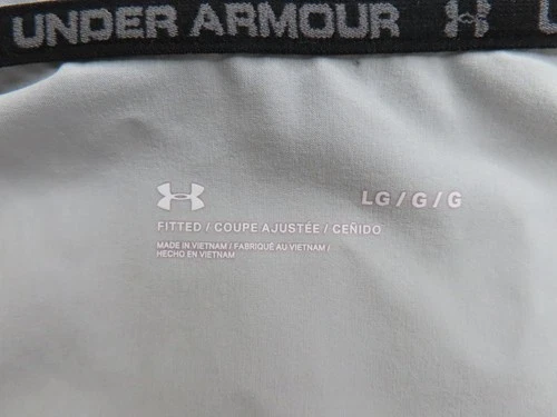 Under Armour Vest Mens Large Gray Softshell Full Zip Collared Outdoor 1327655 image 4
