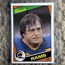Topps 1979 Jack Youngblood Los Angeles Rams Football Card #287 Base Set