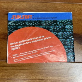 Nintendo NES Blaster Master Instruction Manual ONLY