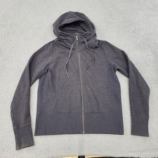 Champion Elite Hoodie Womens XL Gray Full Zip Pockets