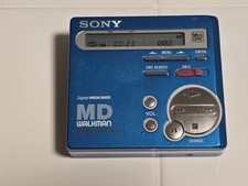 Sony MZ-R70 Blue Walkman Portable MiniDisc Recorder Fully Operational