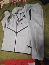 Nike Kids Tracksuit Grey Hoodie & Joggers Set XL 158-170cm Youth
