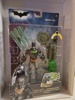 Mattel - Batman - THE DARK KNIGHT - Power Tek Dreier-Blaster Batman - OVP - NEU