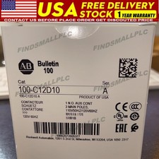 ALLEN BRADLEY. 100-C12D10 CONTACTOR 110/120V50/60HZ US Free Tax