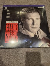 CLEAR AND PRESENT DANGER Harrison Ford LD LASERDISC Brand New Sealed Widescree