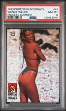 1993 PORTFOLIO INTL ENDLESS SUMMER #41 WENDY WELCH PSA 8