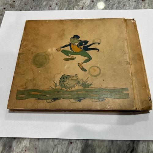 Vintage "FUNNY FROGGY BUBBLE BOOK" 1919 HARPER/COLUMBIA RECORDS, SINGENDE GESCHICHTE - Bild 12 von 12