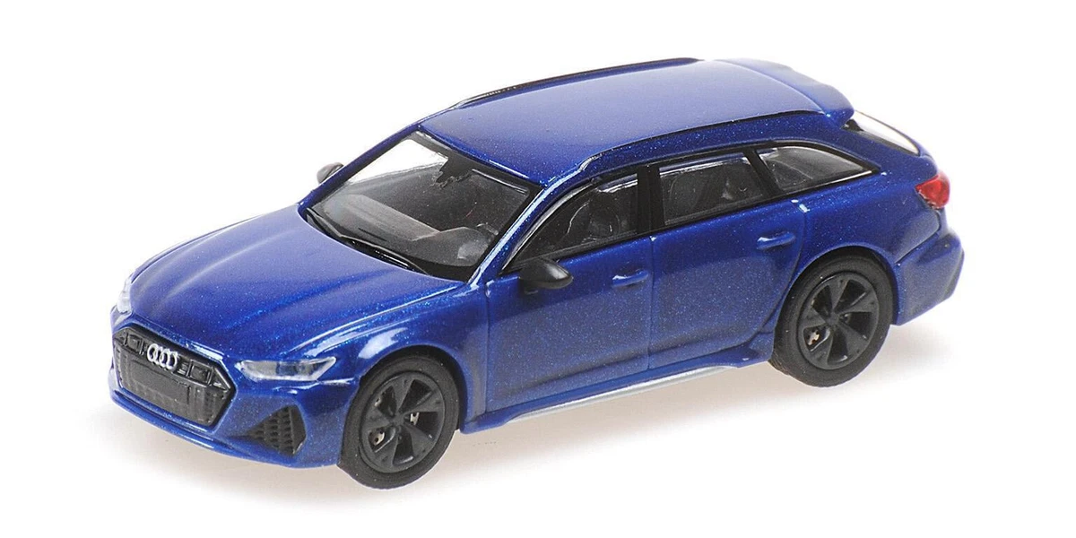 Voiture Miniature de Collection - MINICHAMPS 1/43 - AUDI RS6 Avant - Purple Metallic - Jeux - Jouets