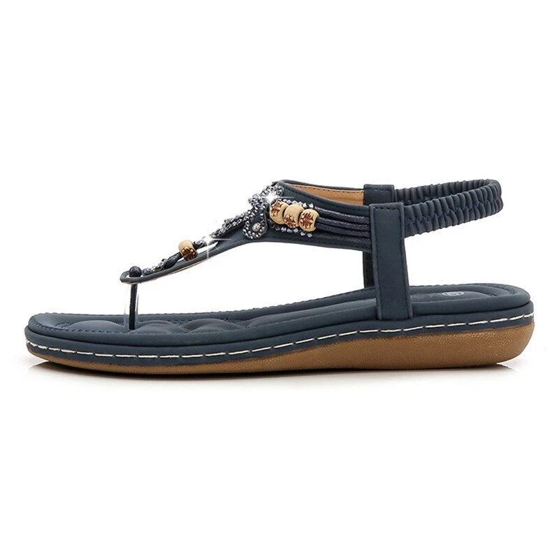 Women s Bohemian Flat Sandals Summer Casual Flip Flop Sandals