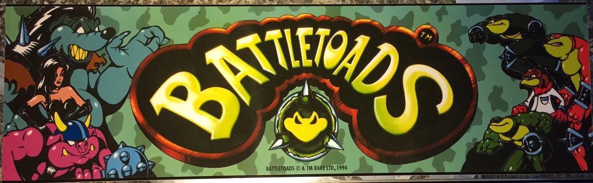 Battletoads Arcade Marquee 27