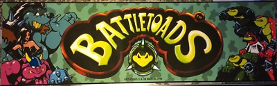 Battletoads Arcade Marquee 27'' x 8''
