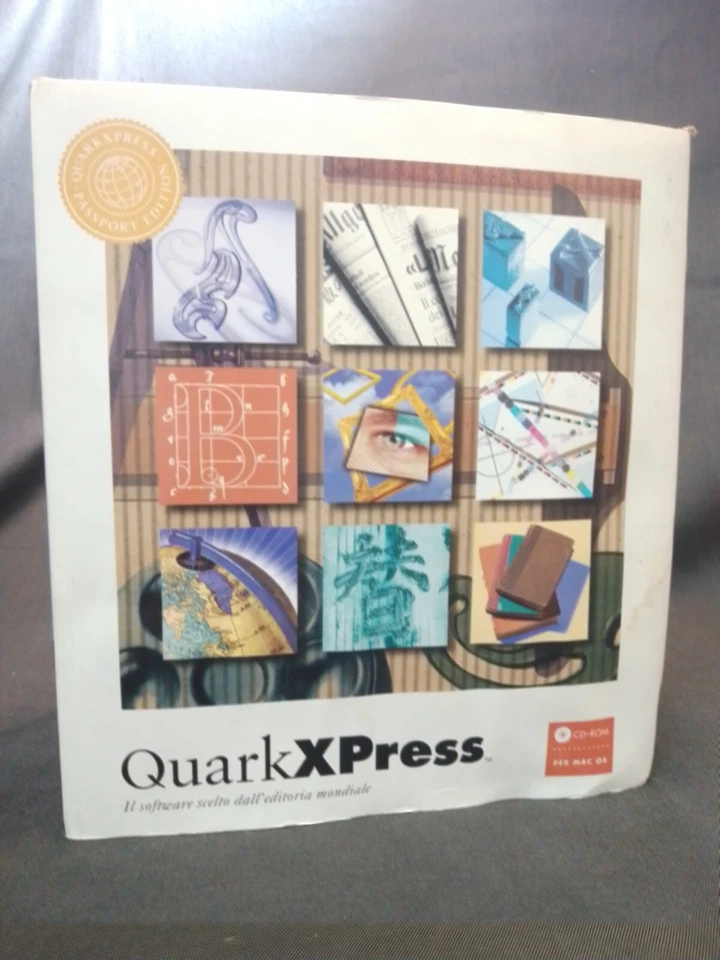 Quark Xpress 4.0 Software Vintage per Mac OS Cd Rom Grafica Editoriale Full 1997 - Immagine 2 di 4