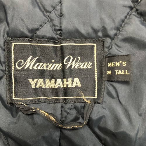 MAXIM WEAR YAMAHA Zip Up Black Snowmobile One-Piece Overalls Men's Size M Tall - Picture 8 of 12