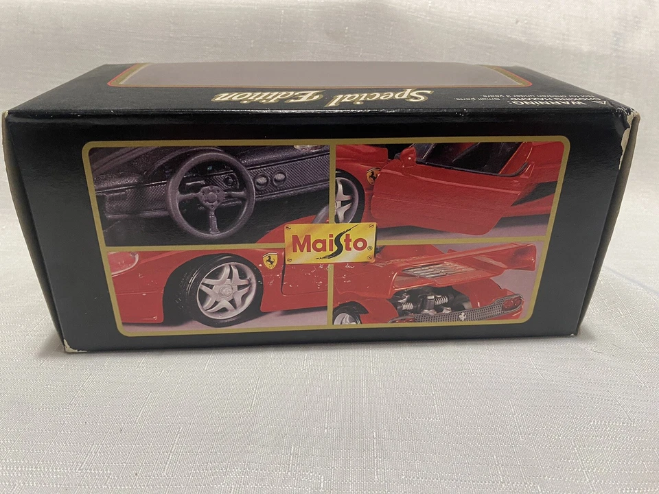 RARO 1995 MAISTO EDICIÓN ESPECIAL 1:24 FERRARI F50 ROJO Foto 2 de 4