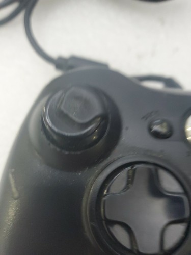 "B" Official OEM Microsoft Xbox 360 Wired Black Controller USB Tested Works - Picture 2 of 4