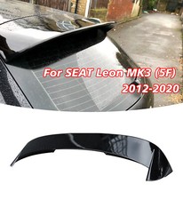 Heck Spoiler Lippe Dachspoiler Schwarz für SEAT Leon MK3 (5F) 2012-2020