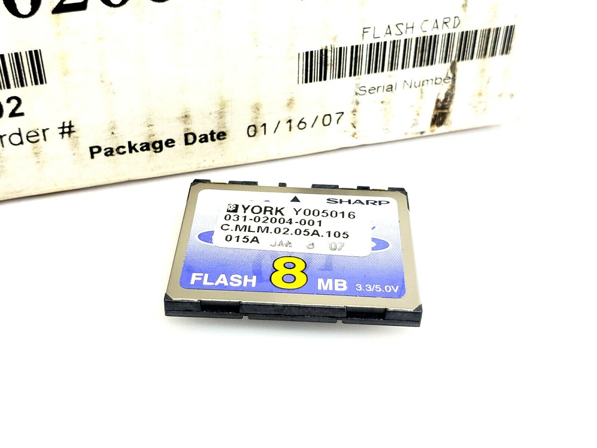 YORK Y005016 031-02004-001 / 03102004001 FLASH CARD MINI 8MB