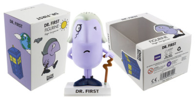 MR MEN Doctor Who Erster Doktor 3,75'' Vinylfigur Neu BBC Offiziell