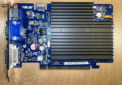 Tarjeta de Video ASUS NVIDIA GeForce 8500GT Silent, 256MB DDR2, Salida a TV, 100% compatible con DirectX 10. Puerto PCI Express 16x