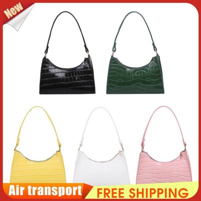 Modische elegante Alligator PU-Handtasche aus festem Leder für Damen UK