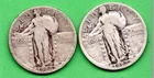 (Pgasteelers1) 1926-S  Standing Liberty  1/4 Dollar 2 coins- -97 years🌠
