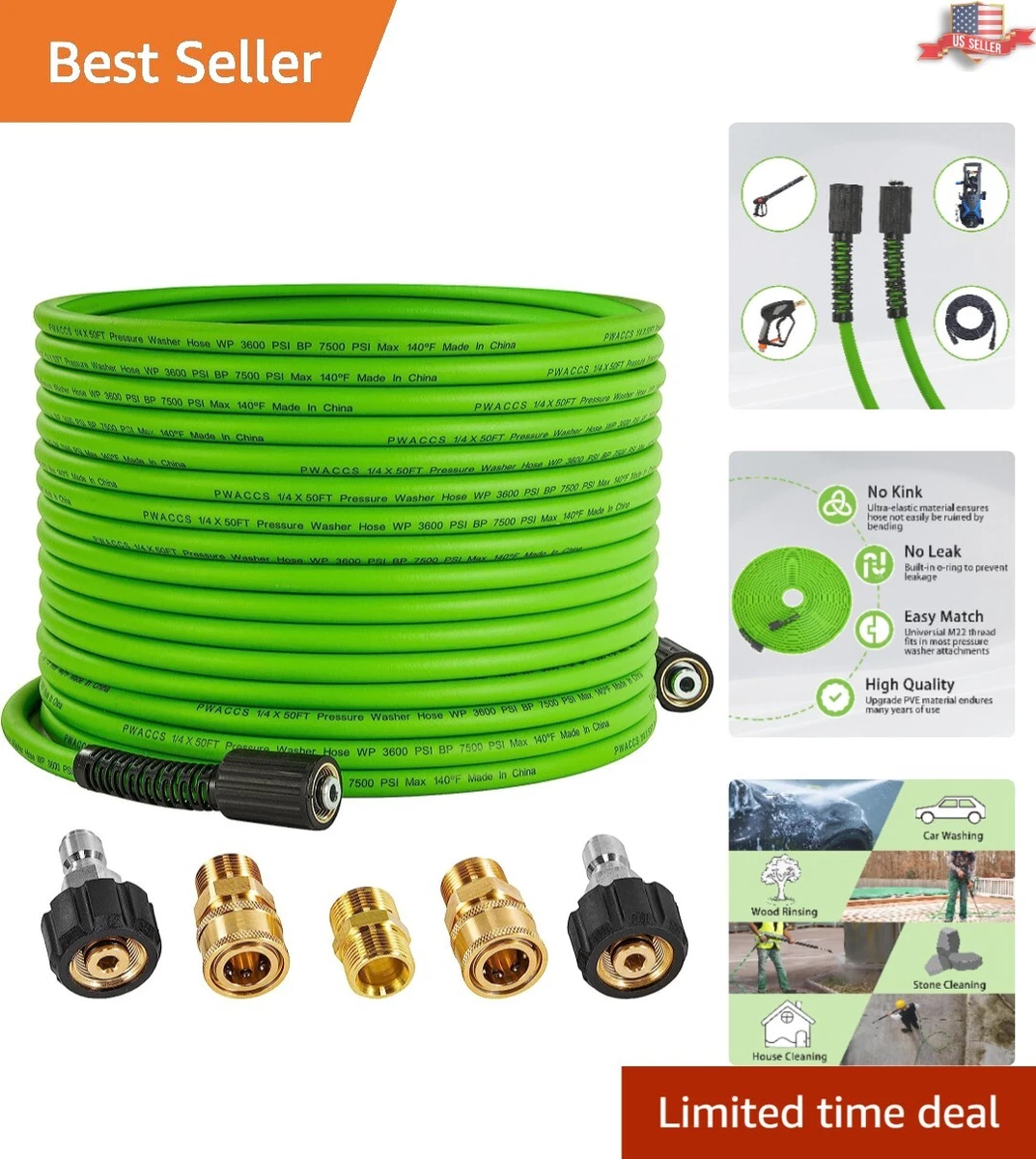 BEST PRESSURE WASHER HOSE UPGRADE for your Electric Pressure