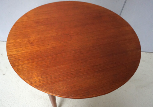 Vintage Design Tisch Beistelltisch Teak Holz Wegner Danmark Ära 70er (F25-240) - Bild 3 von 6