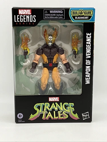 Marvel Legends Strange Tales Weapon of Vengeance Wolverine Figure Blackheart BAF