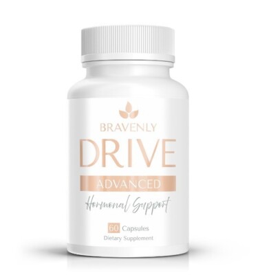 Bravenly Drive, Advanced Hormonal, Menstraul Cycle Support, 60 Capsules, NEW
