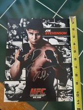 Joe Stevenson Daddy Signed Autograph 8.5x11 Promo Photo UFC WEC MMA