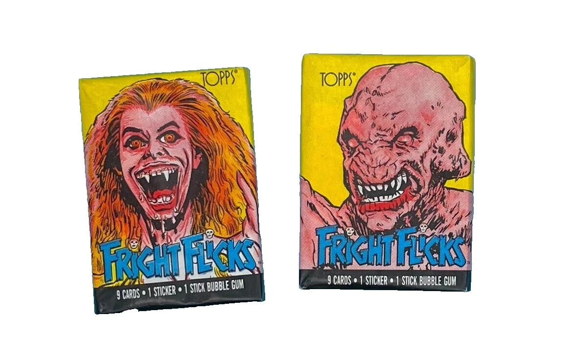 Terror Topps Lacrado pacotes de cartas colecionáveis Não relacionadas a Esportes