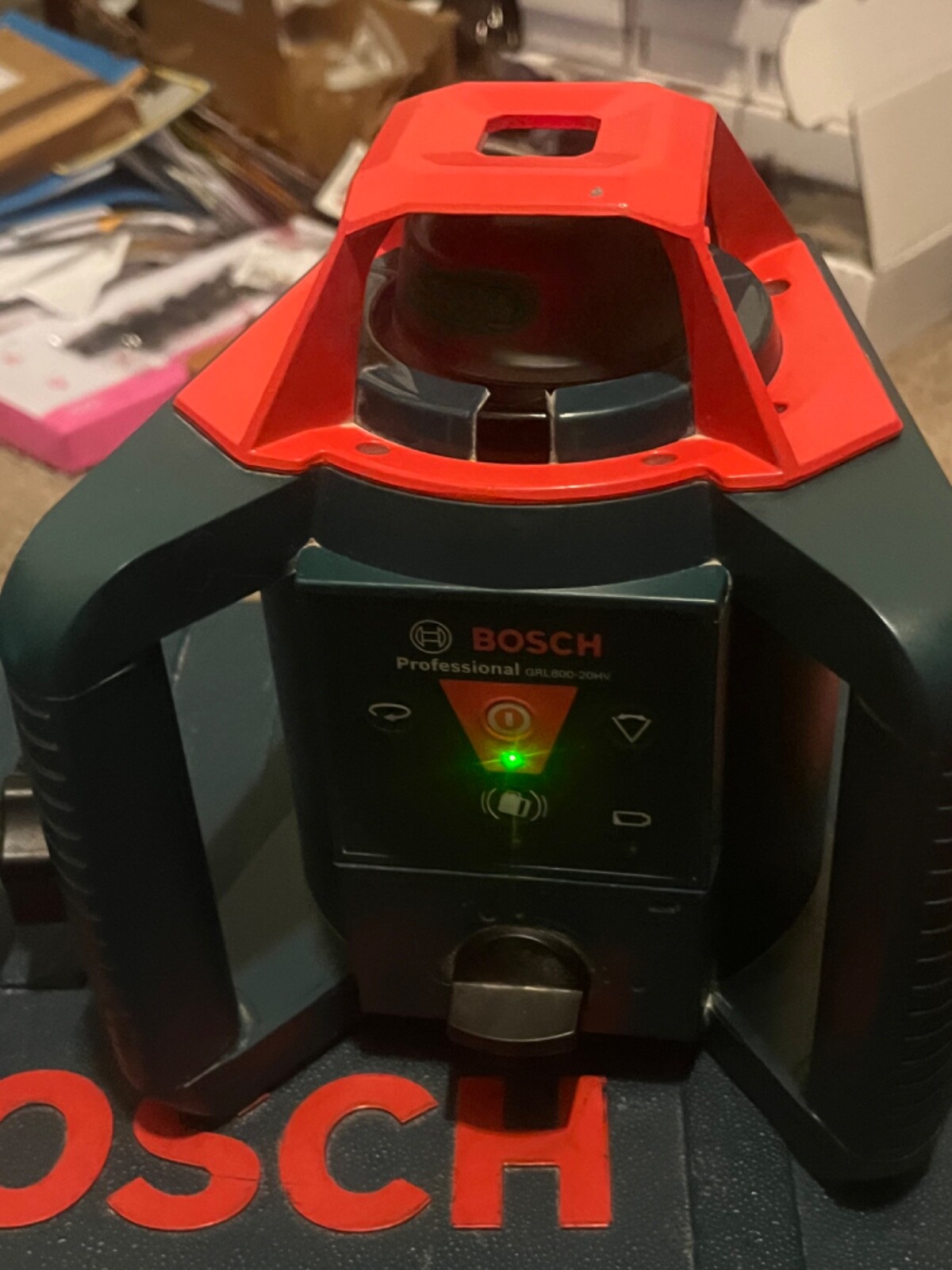 Bosch GRL80020HV Self Leveling 800ft Rotary Laser lR30 Receiver Work