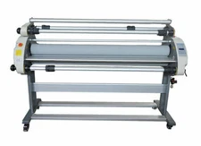 110V 63" Full-auto Pneumatic Cold Laminator Machine Heat Assisted with Rod