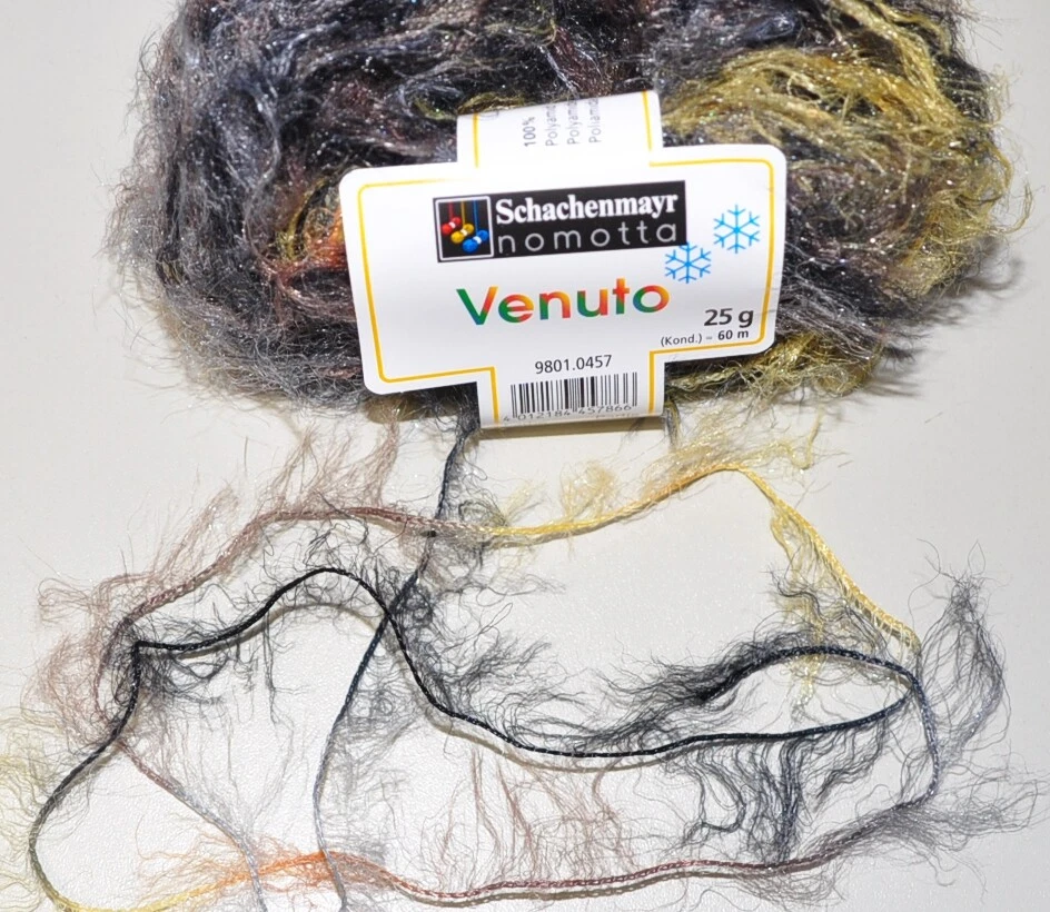 1000g (40 x 25g)  Venuto Schachenmay Flauschgarn Fellgarn Fransenwolle vegan 86. - Bild 3 von 4