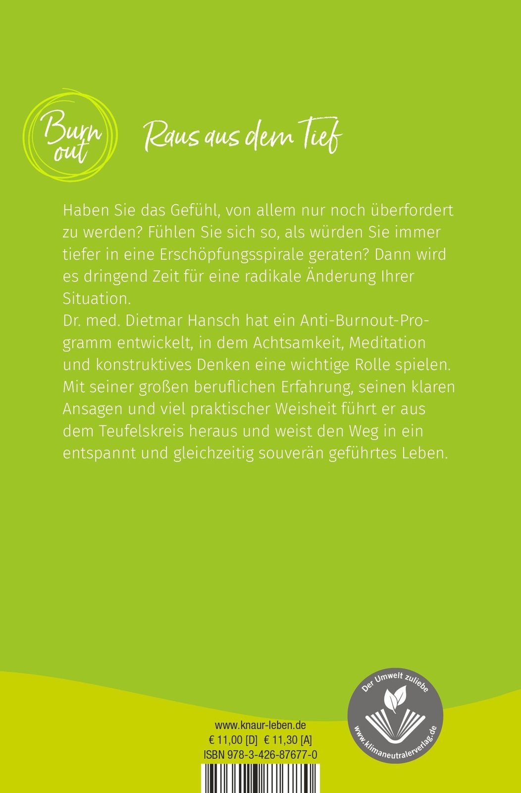 Thumbnail - Burnout | Dietmar Hansch | Mit Achtsamkeit Und Flow Aus Der
