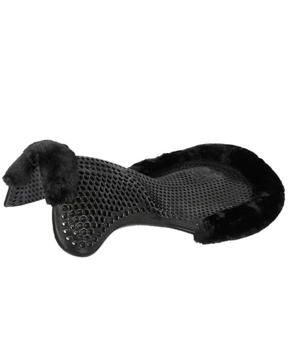 Therapeutic gel saddle pad with ecological wool border Acavallo 