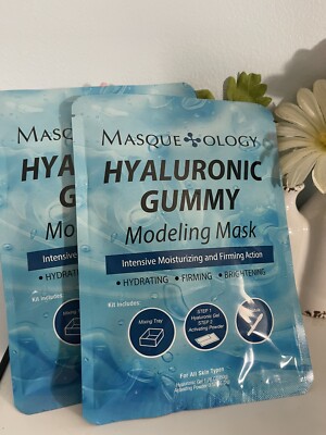 2X MASQUE OLOGY HYALURONIC GUMMY MODELING MASK INTENSIVE MOISTURIZING & FIRMING
