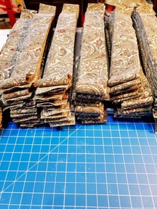 Rag Rug Pre-cut Fabric Strips 1.5"Amish/Braided/Crochet/Toothbrush Rugs 154 Yds