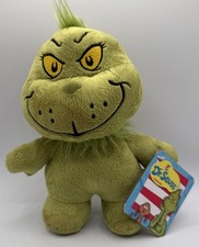 Dr. Seuss Grinch Who Stole Christmas Plush 9" Green Stuffed Toy 2021 Aurora New