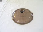Pyrex V 33 C Amber 9 1/4” Replacement Lid Corning Ware EUC