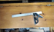 MOORE AND WRIGHT SQUARE WITH METRIC M& W RULE