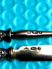 RARE ФАБЕРЖЕ ORIGINAL GILDED SET SILVER 84 RUSSIAN CARL FABERGE IMPERIAL ANTIQUE